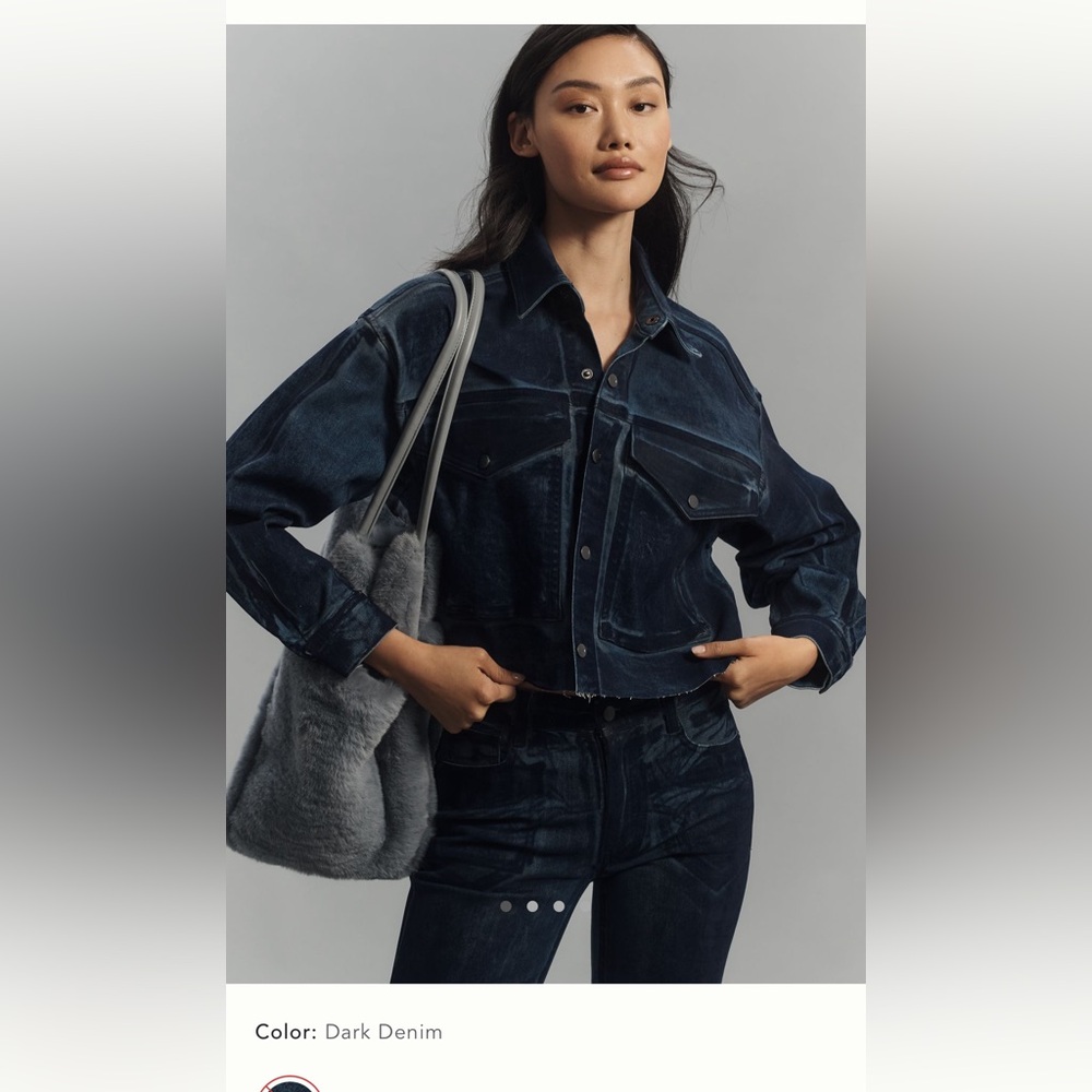 Pilcro Navy Bomber Jacket